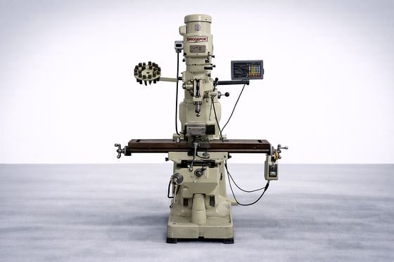 Fresadora vertical Bridgeport con lector digital
